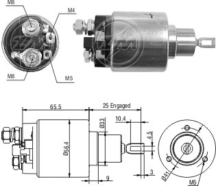 Relé de Partida ZM 1-474 ZM 1474