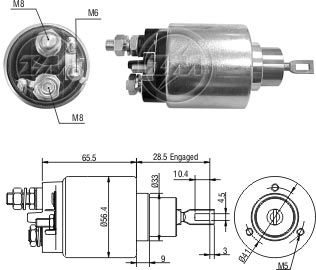 Relé de Partida ZM 1-479 ZM 1479