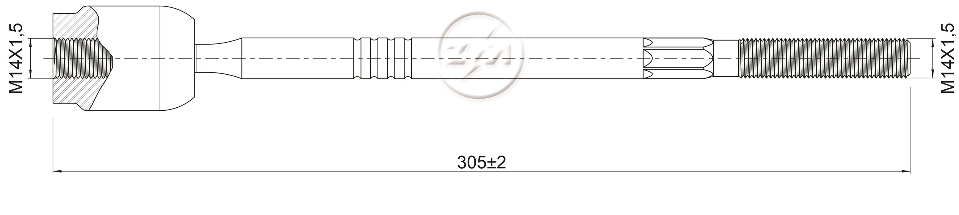 ZM 170.120.40 - Terminal Axial