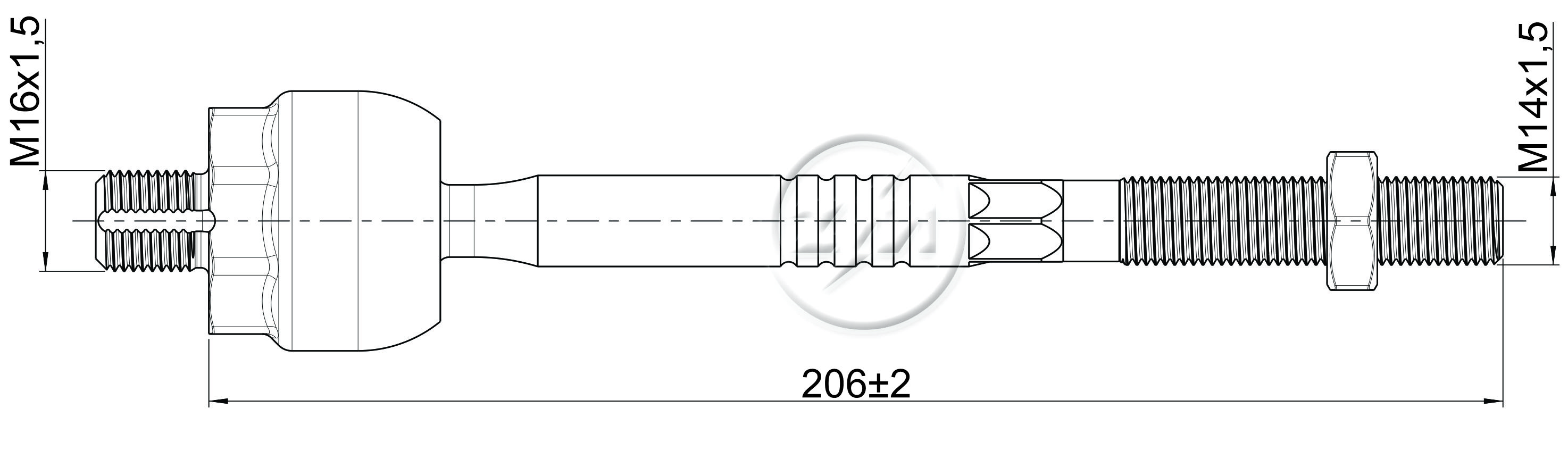 ZM 170.210.50 - Terminal Axial