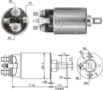 Relé de Partida ZM 1-797 ZM 1797