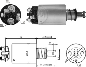 Relé de Partida ZM 1-803 ZM 1803