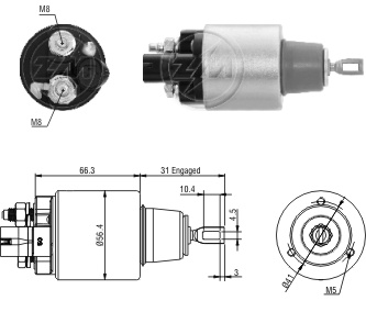 Relé de Partida ZM 1-979 ZM 1979
