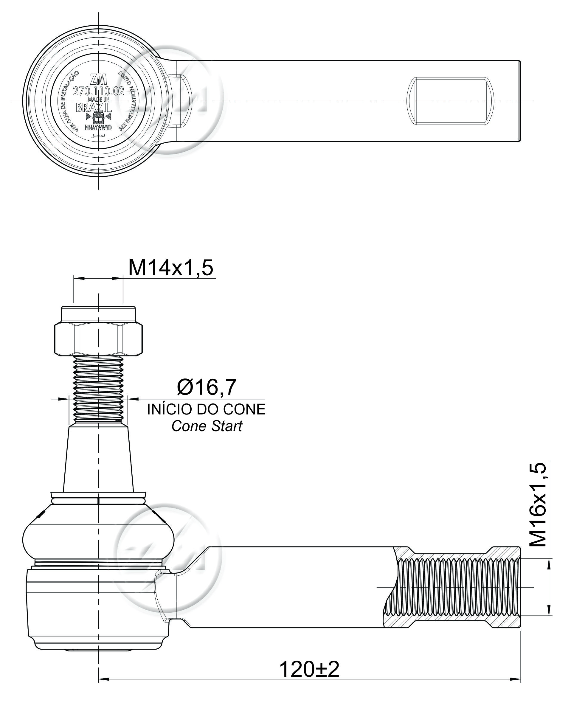 ZM 270.110.02 - Terminal de Direção