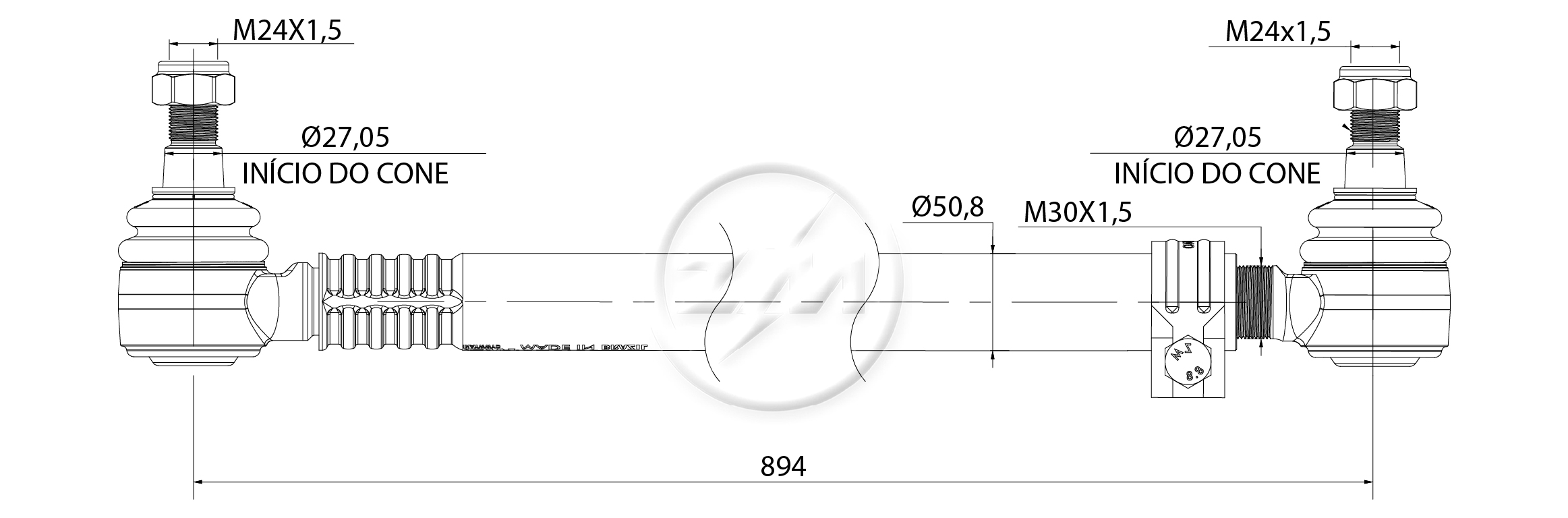 ZM 276.526.03 - Barra de Direção