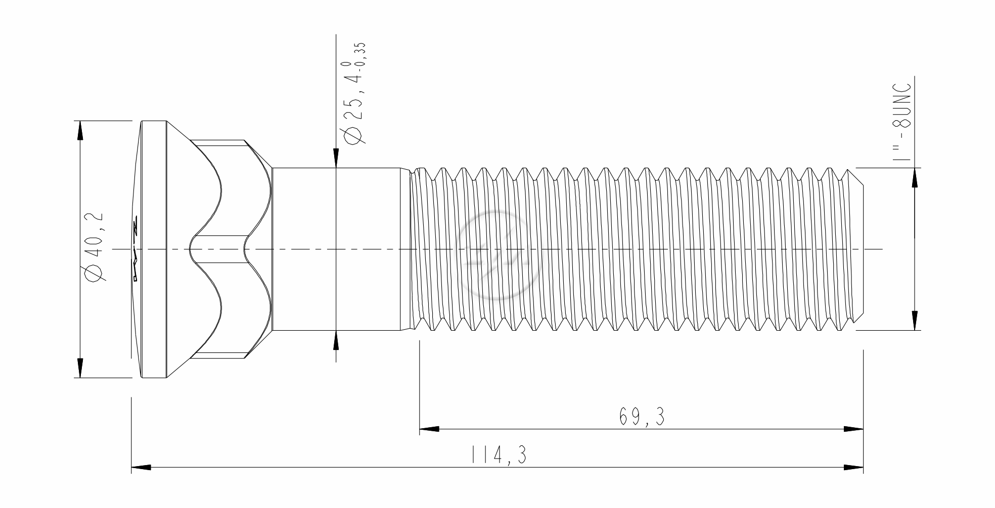 ZM 30.110.77 - Parafuso Lâmina Trator