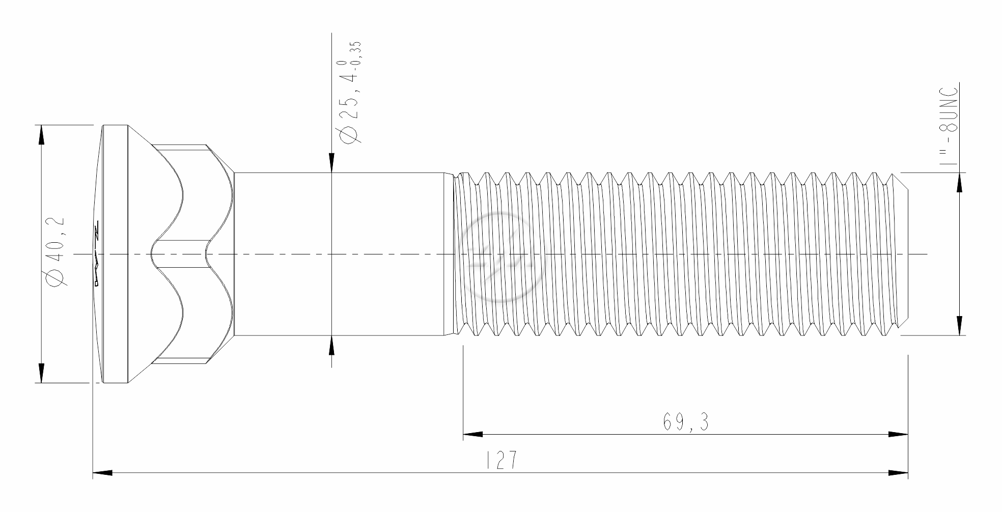ZM 30.110.78 - Parafuso Lâmina Trator