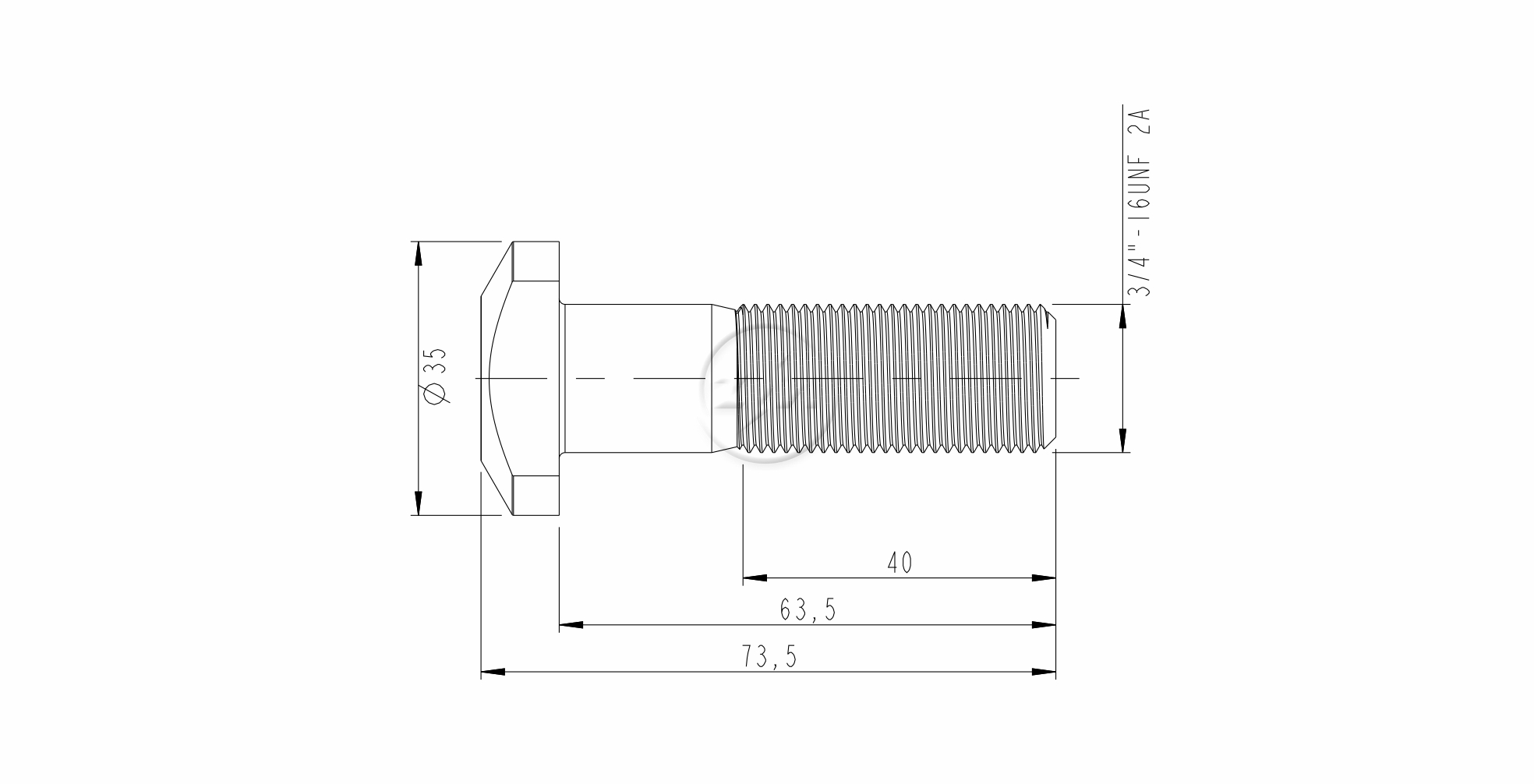 ZM 30.304.46 - Parafuso de Roda - TRA
