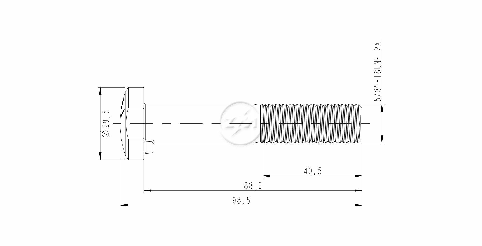 ZM 30.508.31 - Parafuso de Roda - TRA